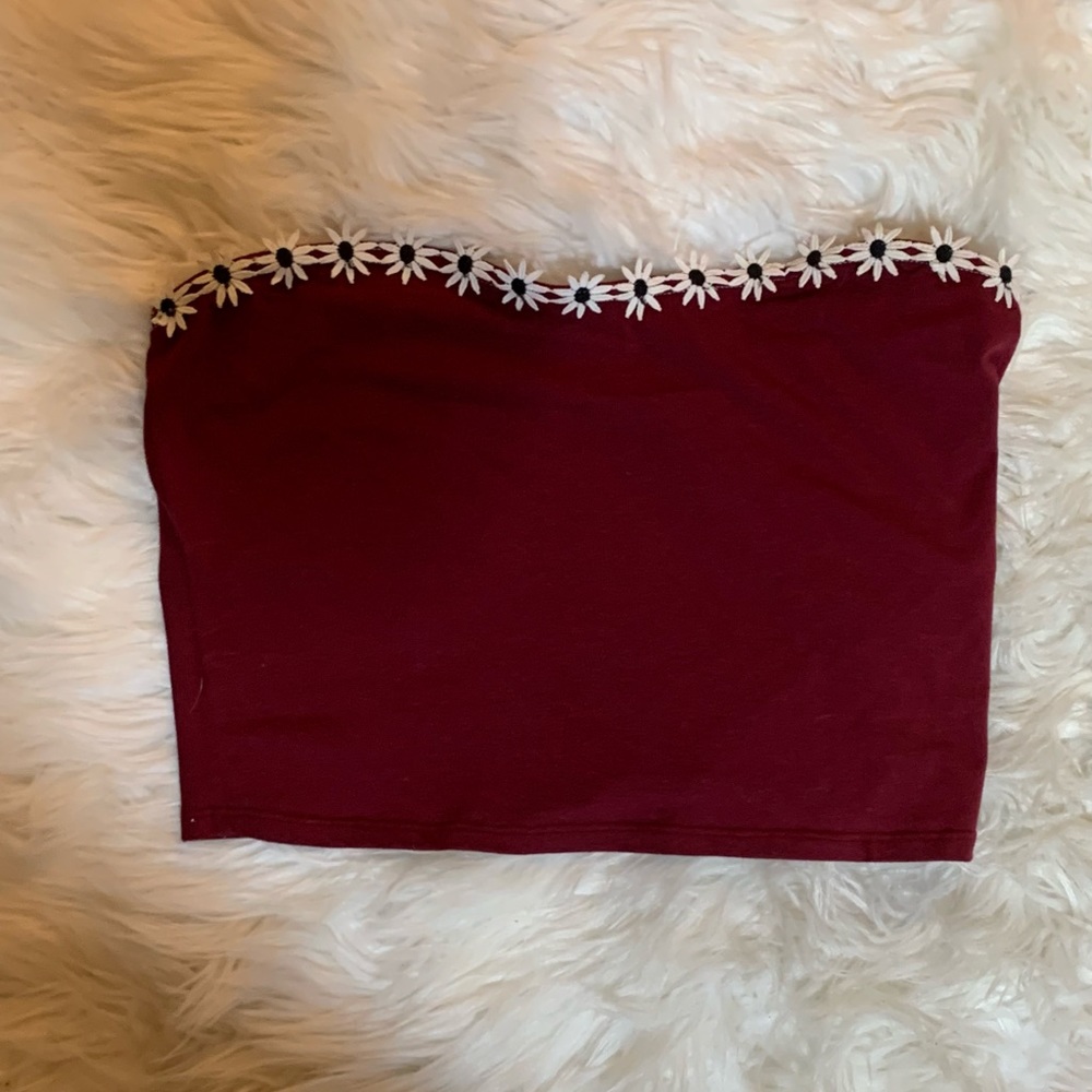 Strapless crop top Size L